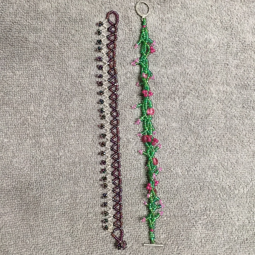 Pretty beaded bracelets